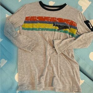 Little Sleepies Play long sleeve airplane shirt